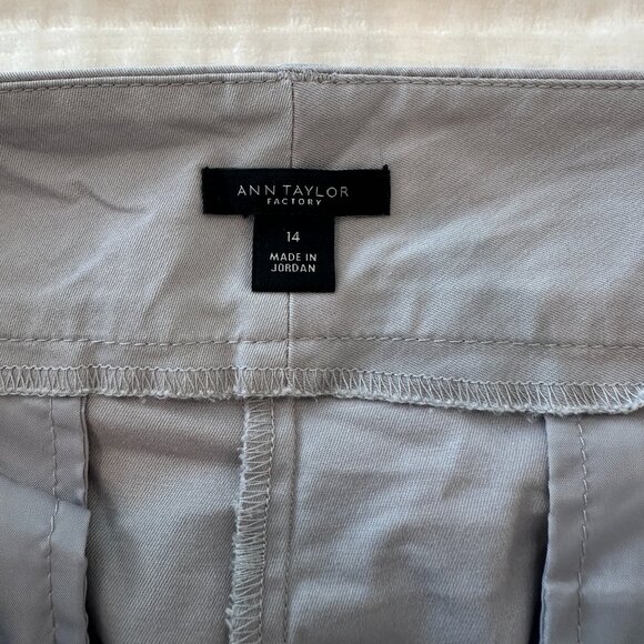 Ann Taylor Factory Grey Slacks - Picture 4 of 4